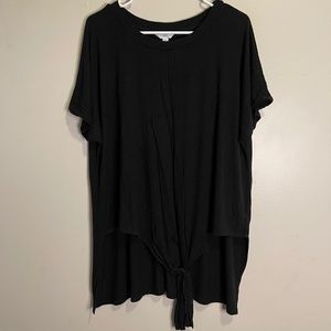 Time & Tru Top XLarge (16-18)  Tieup High Low Hem